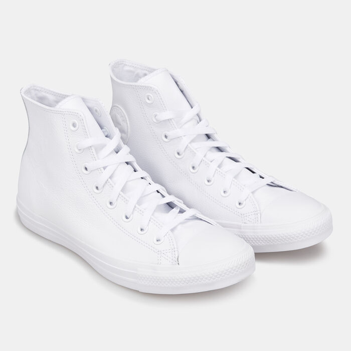 Converse Chuck Taylor All Star Leather Mono Unisex Shoe White Converse Chuck Taylor All Star Leather Mono Unisex Shoe White image number 2