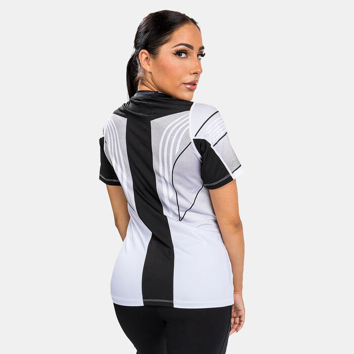 Venum Women's x UFC Authentic Fight Night 2.0 Walkout Jersey White Venum Women's x UFC Authentic Fight Night 2.0 Walkout Jersey White image number 1