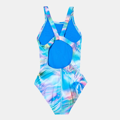 Nike Swim Kids' Fastback One Piece Swimsuit Blue