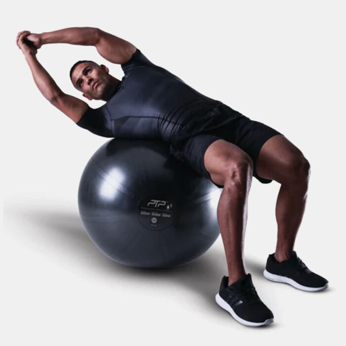 PTP Core Ball With Pump (65cm) Black PTP Core Ball With Pump (65cm) Black image number 2