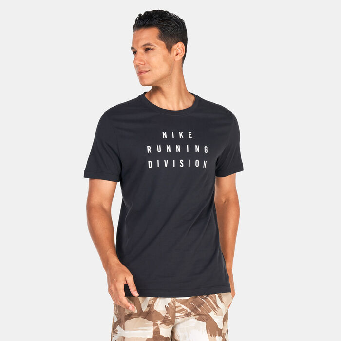Nike Men's Dri-FIT Run Division T-Shirt Black image number 0
