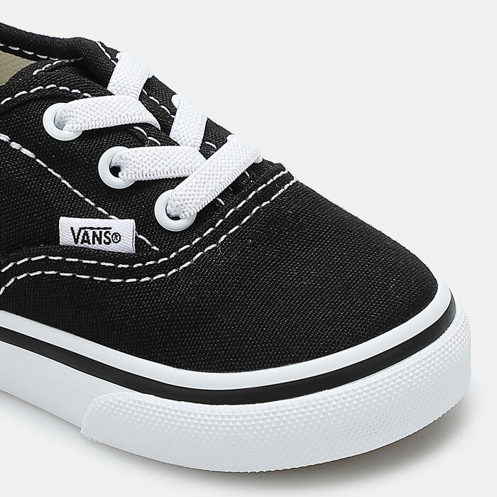 Vans Kids' Authentic Elastic Lace Shoe (Baby and Toddler) Black image number 4