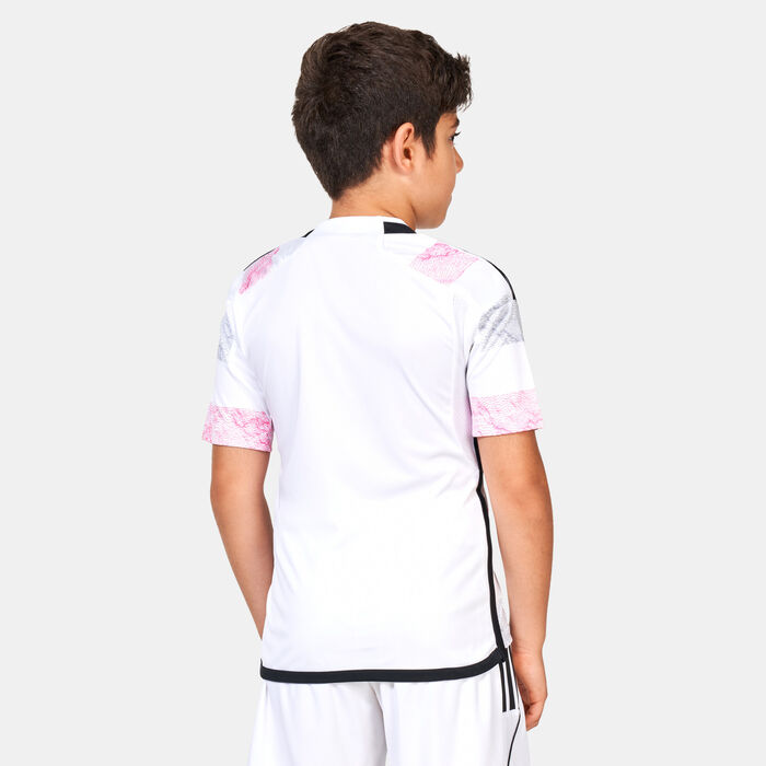 adidas Kids' Juventus Away Jersey - 2023/24 White adidas Kids' Juventus Away Jersey - 2023/24 White image number 1