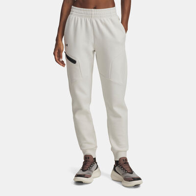 Under Armour Women's Unstoppable Fleece Joggers White