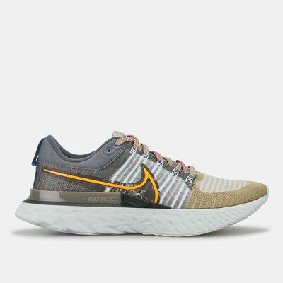Nike Men's React Infinity Run Flyknit 2 Shoe Grey Nike Men's React Infinity Run Flyknit 2 Shoe Grey