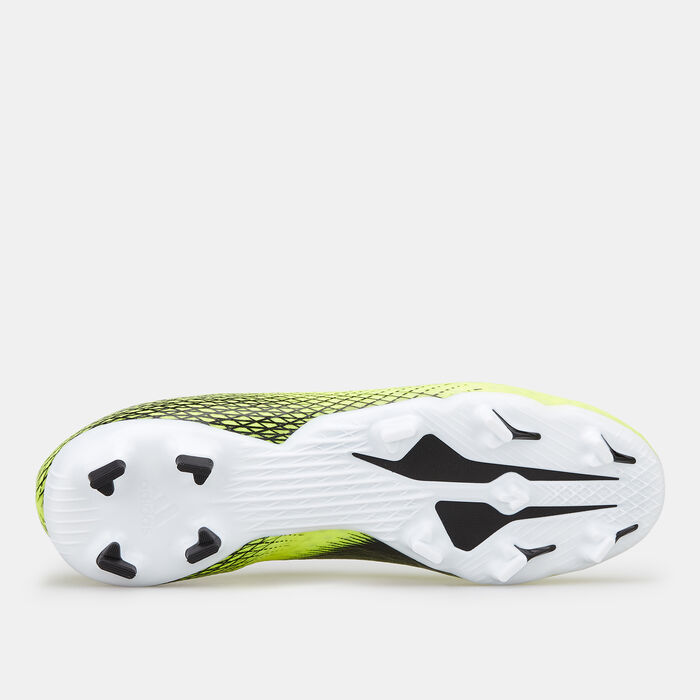 adidas Men's X Ghosted.3 Firm Ground Football Shoe yellow image number 4