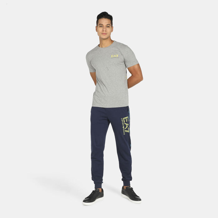 EA7 Emporio Armani Men's Logo Sweatpants Blue EA7 Emporio Armani Men's Logo Sweatpants Blue image number 2