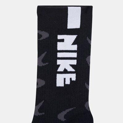Nike Men's Multiplier Baby Teeth Crew Socks Black