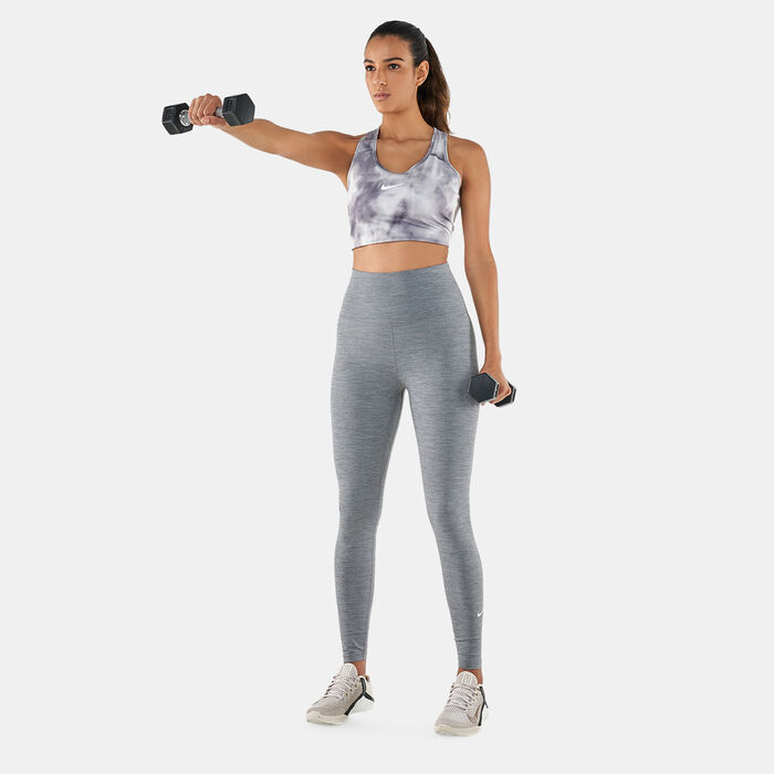 Nike Women's Swoosh Icon Clash Sports Bra Grey Nike Women's Swoosh Icon Clash Sports Bra Grey image number 2
