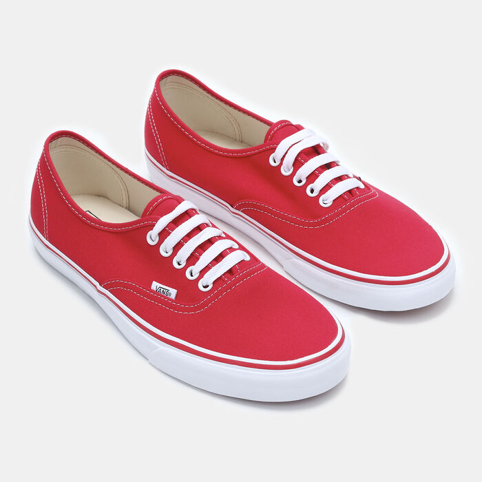 Vans Authentic Unisex Shoes Red Vans Authentic Unisex Shoes Red image number 1