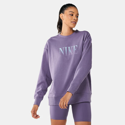 Nike Women's Dri-FIT Get Fit Sweatshirt Purple