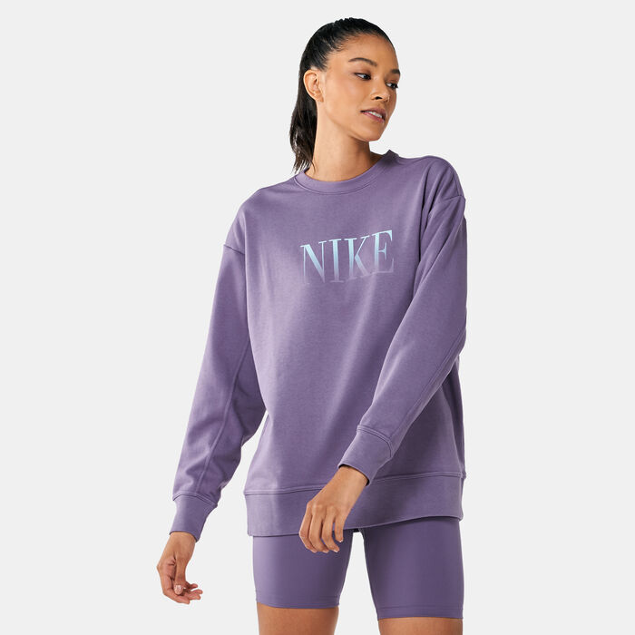 Nike Women's Dri-FIT Get Fit Sweatshirt Purple Nike Women's Dri-FIT Get Fit Sweatshirt Purple image number 0