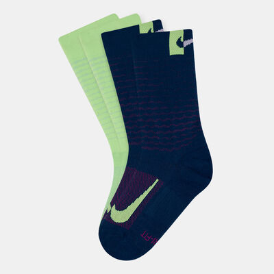 Nike Multiplier Atlas Crew Socks (2 Pack) Multi Nike Multiplier Atlas Crew Socks (2 Pack) Multi