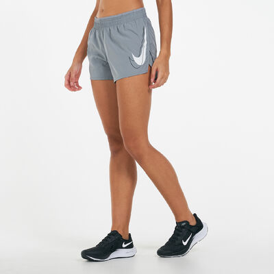 Nike Women's Swoosh Run Shorts Grey