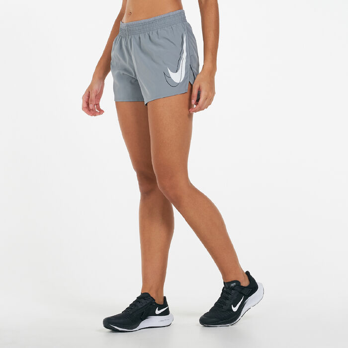 Nike Women's Swoosh Run Shorts Grey image number 0
