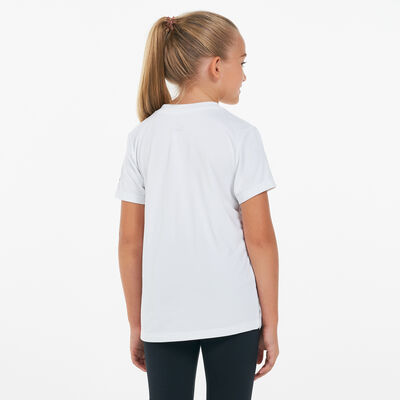 Nike Kids' Dri-FIT Swoosh T-Shirt White