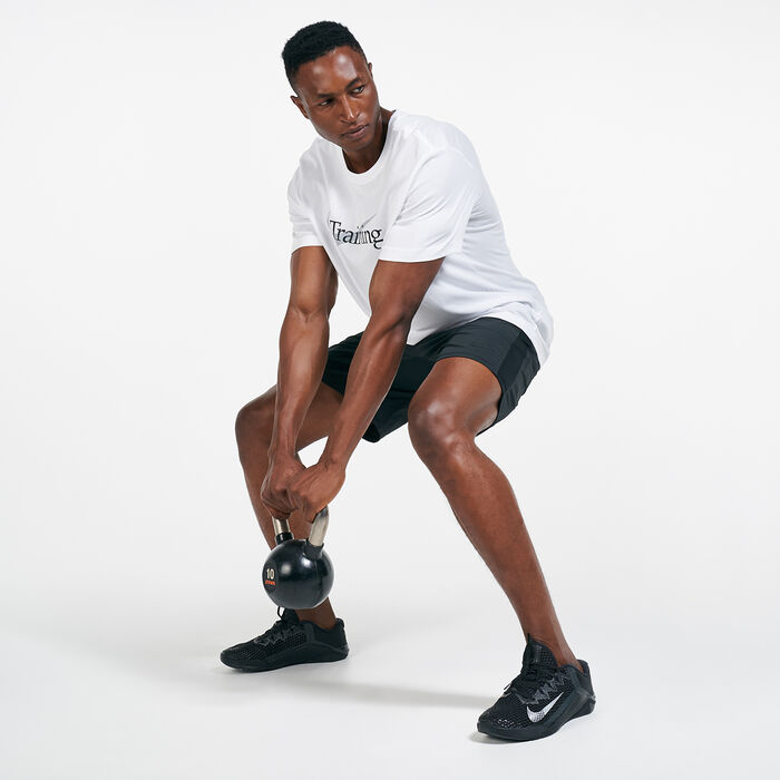 Nike Men's Dri-FIT Training T-Shirt White Nike Men's Dri-FIT Training T-Shirt White image number 2