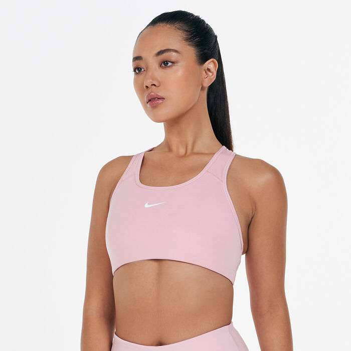 Nike Women's 1-Piece Pad Sports Bra Pink Nike Women's 1-Piece Pad Sports Bra Pink image number 0