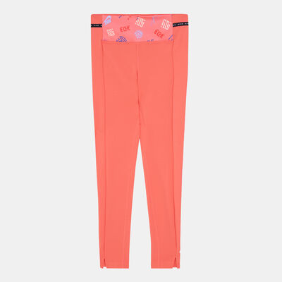 Nike Kids' Dri-FIT One Luxe Leggings (Older Kids) Orange