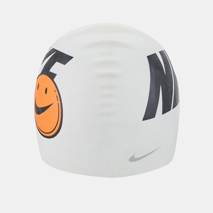 Nike Swim Have A Nike Day Adult Swimming Cap White Nike Swim Have A Nike Day Adult Swimming Cap White image number 1