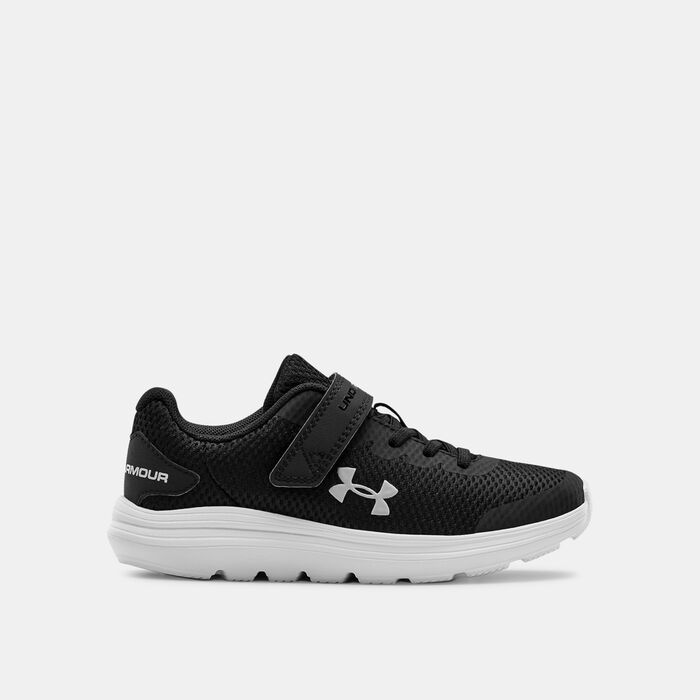 Under Armour Kids' Surge 2 AC Shoe (Older Kids) Black Under Armour Kids' Surge 2 AC Shoe (Older Kids) Black image number 0