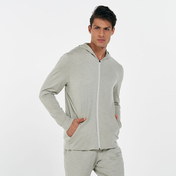 Nike Men's Dri-FIT Hyperdry Yoga Hoodie Grey Nike Men's Dri-FIT Hyperdry Yoga Hoodie Grey image number 0