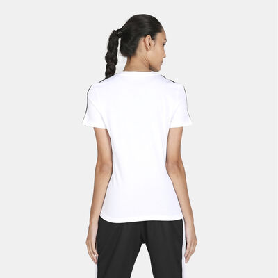 adidas Women's Essentials 3-Stripes T-Shirt White
