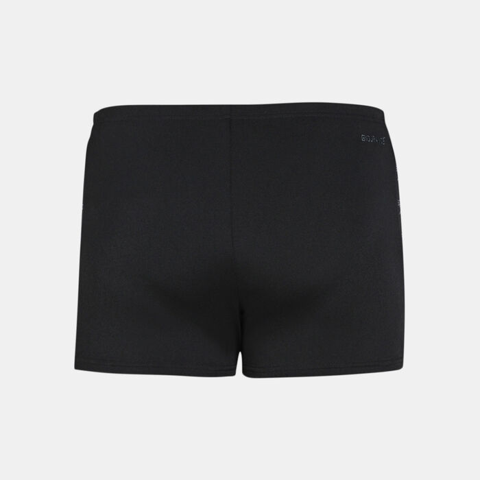 Speedo Men's Boom Logo Splice Swimming Shorts Black Speedo Men's Boom Logo Splice Swimming Shorts Black image number 1