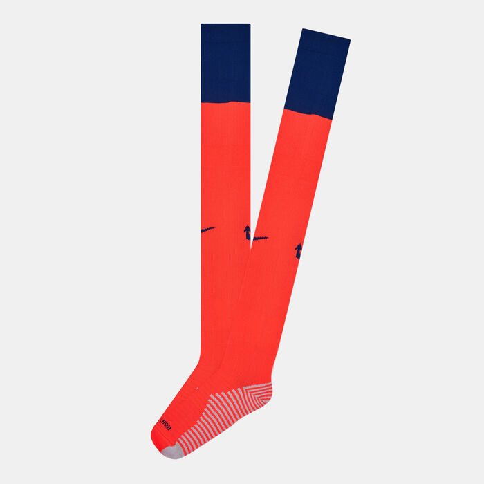 Nike Atletico Madrid Stadium Over The Calf Away Socks Red Nike Atletico Madrid Stadium Over The Calf Away Socks Red image number 0