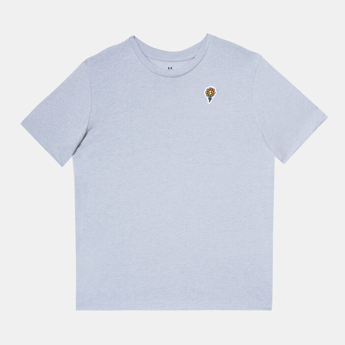 Under Armour Kids' Nuture Game T-Shirt Grey Under Armour Kids' Nuture Game T-Shirt Grey image number 0