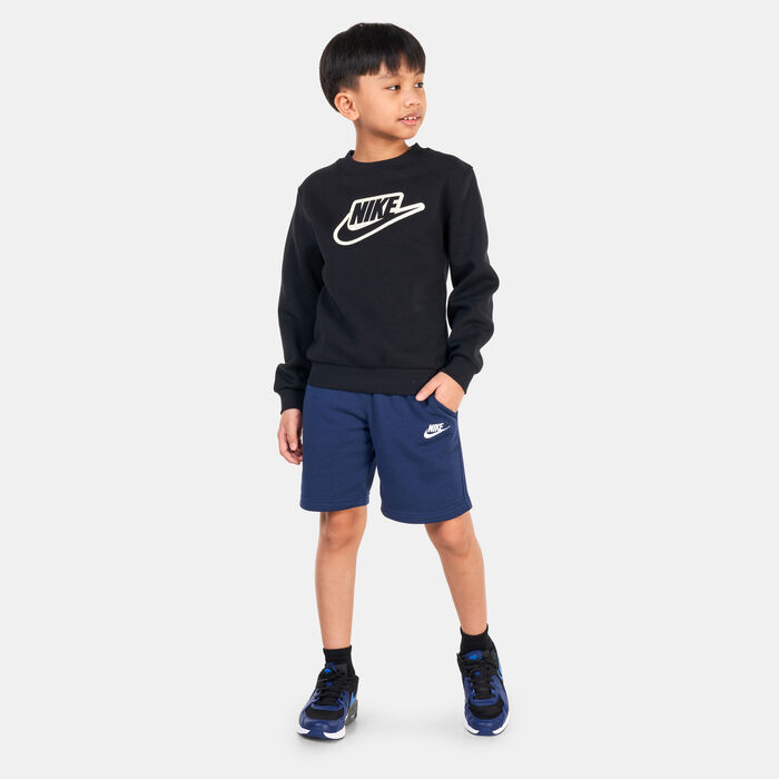 Nike Kids' Sportswear Club Fleece Shorts Blue Nike Kids' Sportswear Club Fleece Shorts Blue image number 2