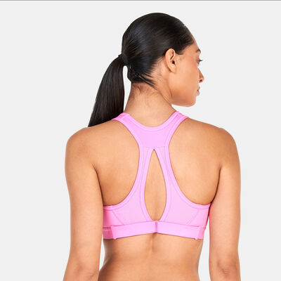 Nike Women's Swoosh High Support Non-Padded Sports Bra Pink