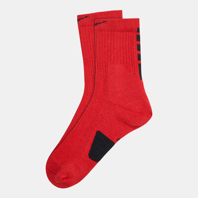 Nike Elite Mid Basketball Socks Red