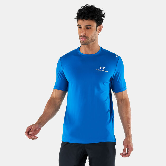 Under Armour Men's UA RUSH™ Energy T-Shirt Blue Under Armour Men's UA RUSH™ Energy T-Shirt Blue image number 0