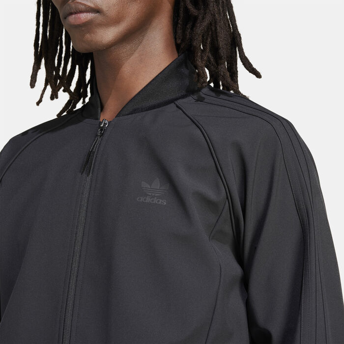 adidas Originals Men's SST Bonded Track Jacket Black image number 3