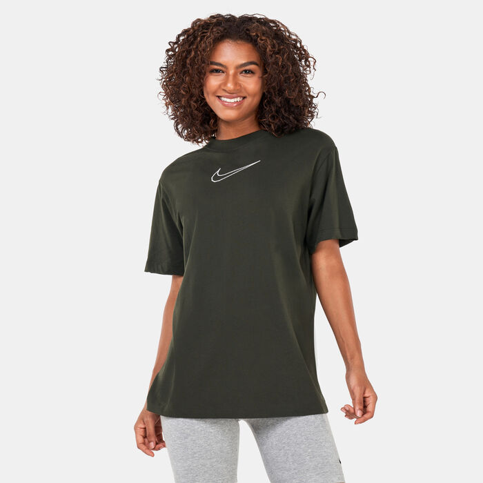 Nike Women's Sportswear T-Shirt Green Nike Women's Sportswear T-Shirt Green image number 0