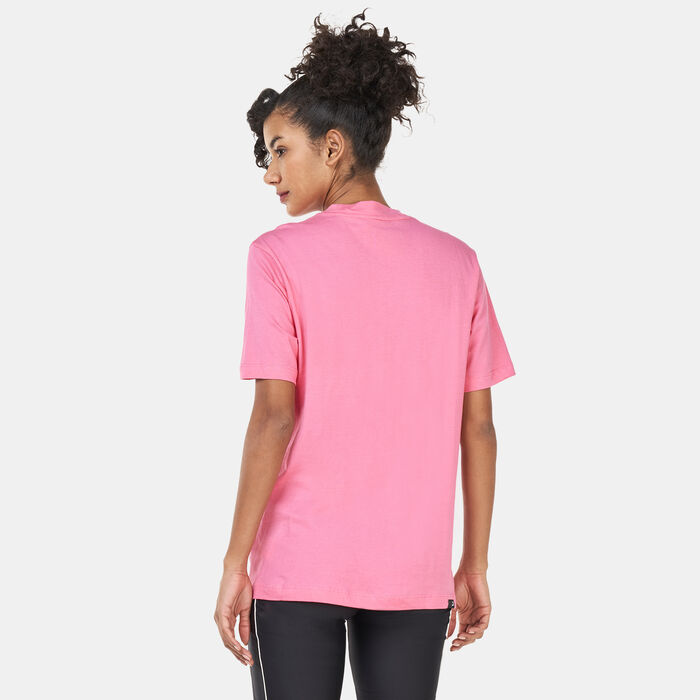 PUMA Women's Brand Love Relaxed T-Shirt Pink PUMA Women's Brand Love Relaxed T-Shirt Pink image number 1