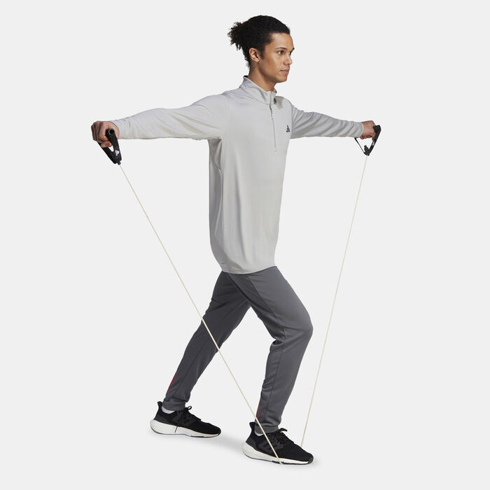 adidas Men's Train Essentials Seasonal Woven Training Pants Grey adidas Men's Train Essentials Seasonal Woven Training Pants Grey image number 2