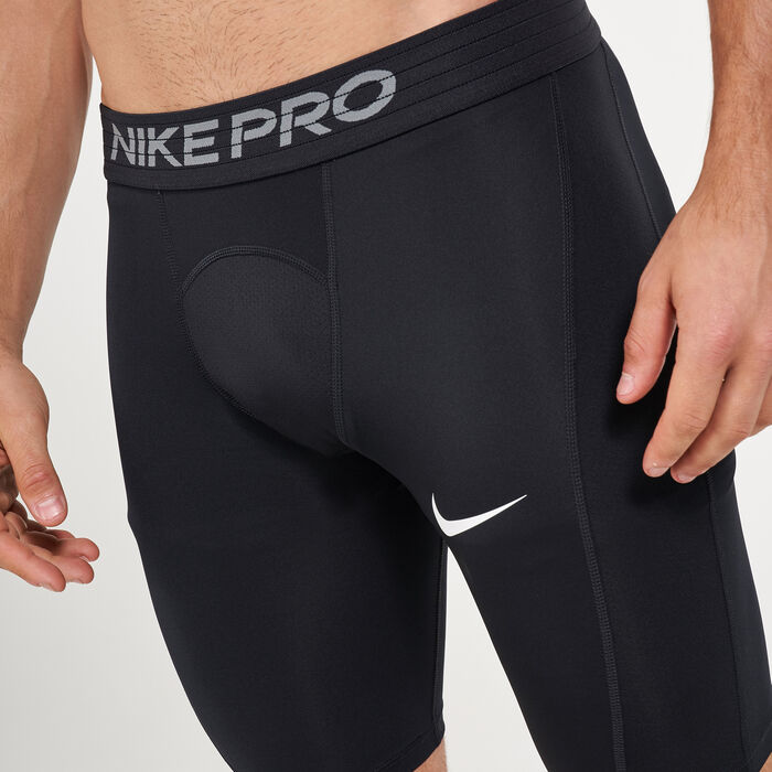 Nike Men's Pro Long Shorts Black image number 3