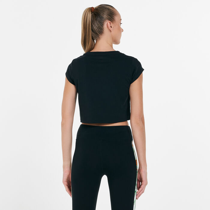 New Balance Women's Essentials Botanical T-Shirt White image number 1