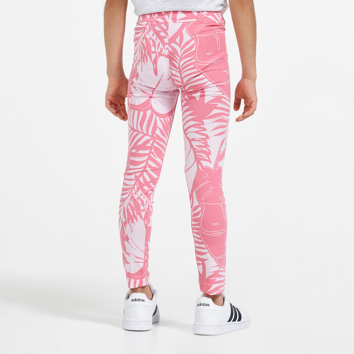 adidas Kids' Future Icons Leggings Pink adidas Kids' Future Icons Leggings Pink image number 1