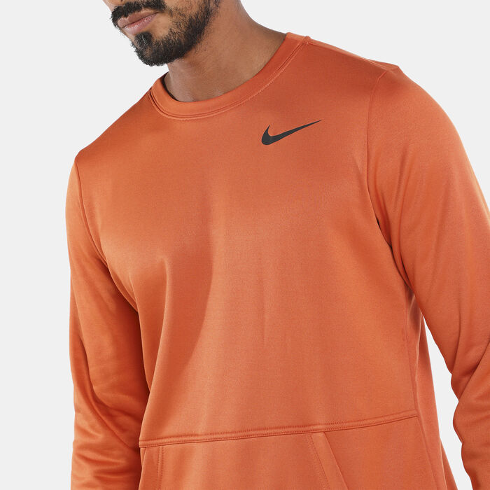 Nike Men's Therma Sweatshirt Orange Nike Men's Therma Sweatshirt Orange image number 3