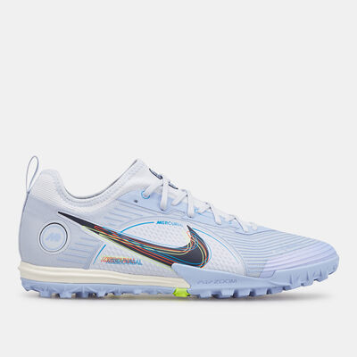 Nike Men's Mercurial Air Zoom Vapor 14 Pro Turf Ground Football Shoe Grey Nike Men's Mercurial Air Zoom Vapor 14 Pro Turf Ground Football Shoe Grey