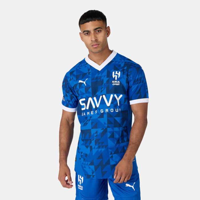 PUMA Men's Al Hilal 24/25 Home Authentic Football Jersey Blue PUMA Men's Al Hilal 24/25 Home Authentic Football Jersey Blue image number 0