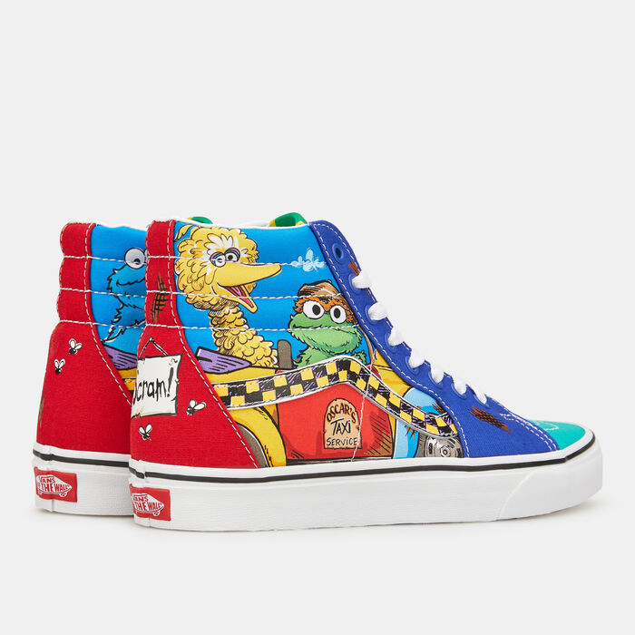 Vans x Sesame Street Sk8-Hi Unisex Shoe Blue Vans x Sesame Street Sk8-Hi Unisex Shoe Blue image number 2