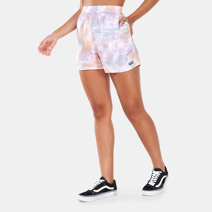 Vans Women's Mascy Daze Tri Dye Woven Shorts Pink Vans Women's Mascy Daze Tri Dye Woven Shorts Pink image number 0