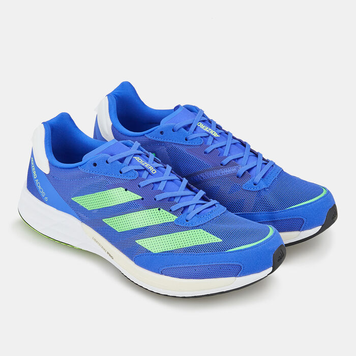 adidas Men's Adizero Adios 6 Shoe Blue image number 1