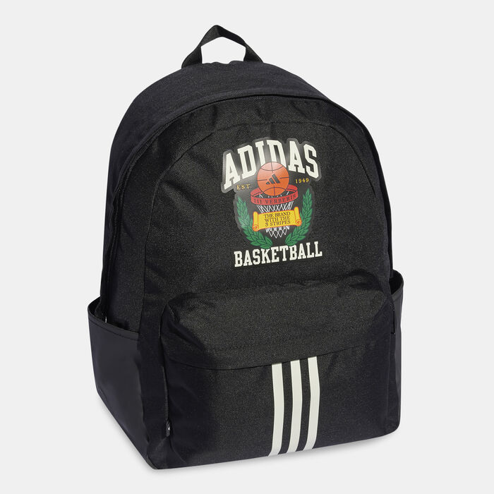 adidas Men's Hoops Backpack Black image number 1
