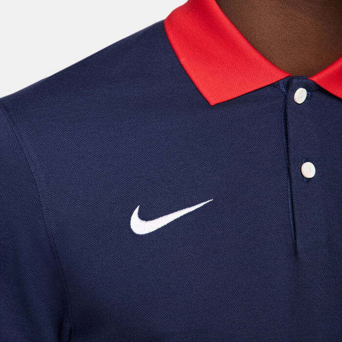 Nike Men's Paris Saint-Germain Dri-FIT Polo Shirt Blue Nike Men's Paris Saint-Germain Dri-FIT Polo Shirt Blue image number 3