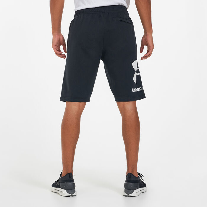 Under Armour Men's UA Rival Fleece Big Logo Shorts Black Under Armour Men's UA Rival Fleece Big Logo Shorts Black image number 1